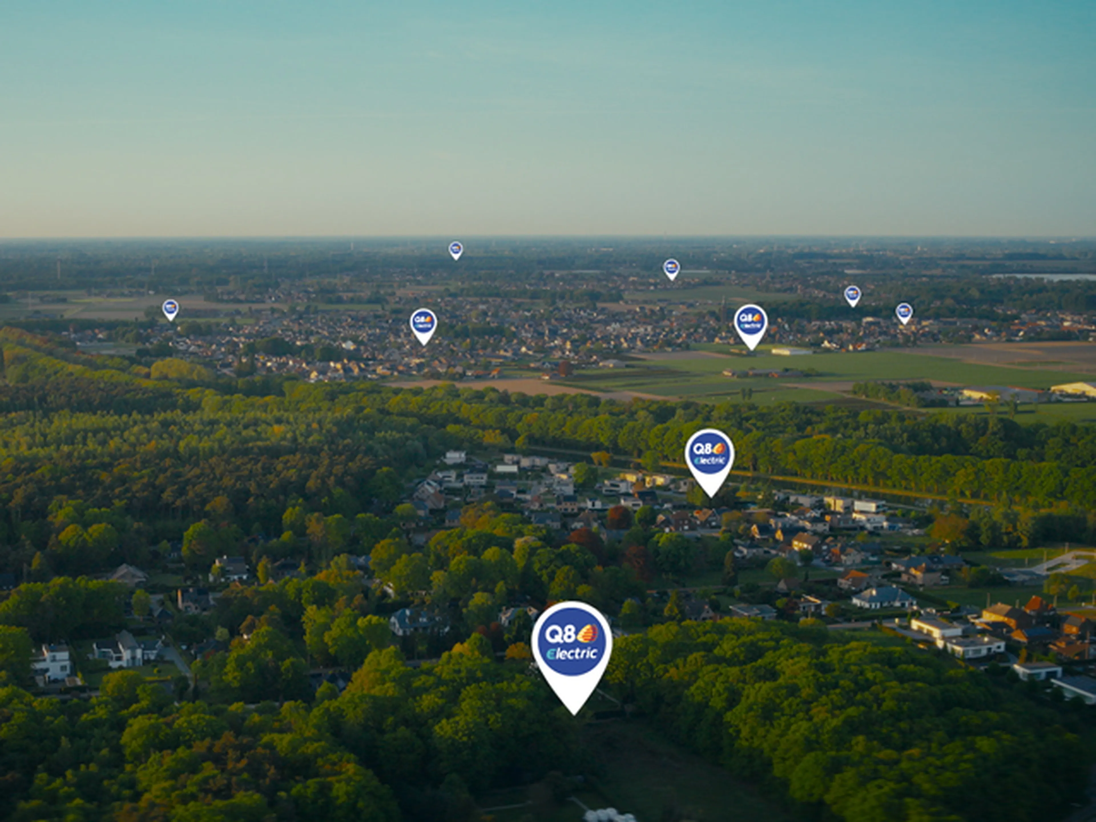 Overzicht van alle Q8 stations.