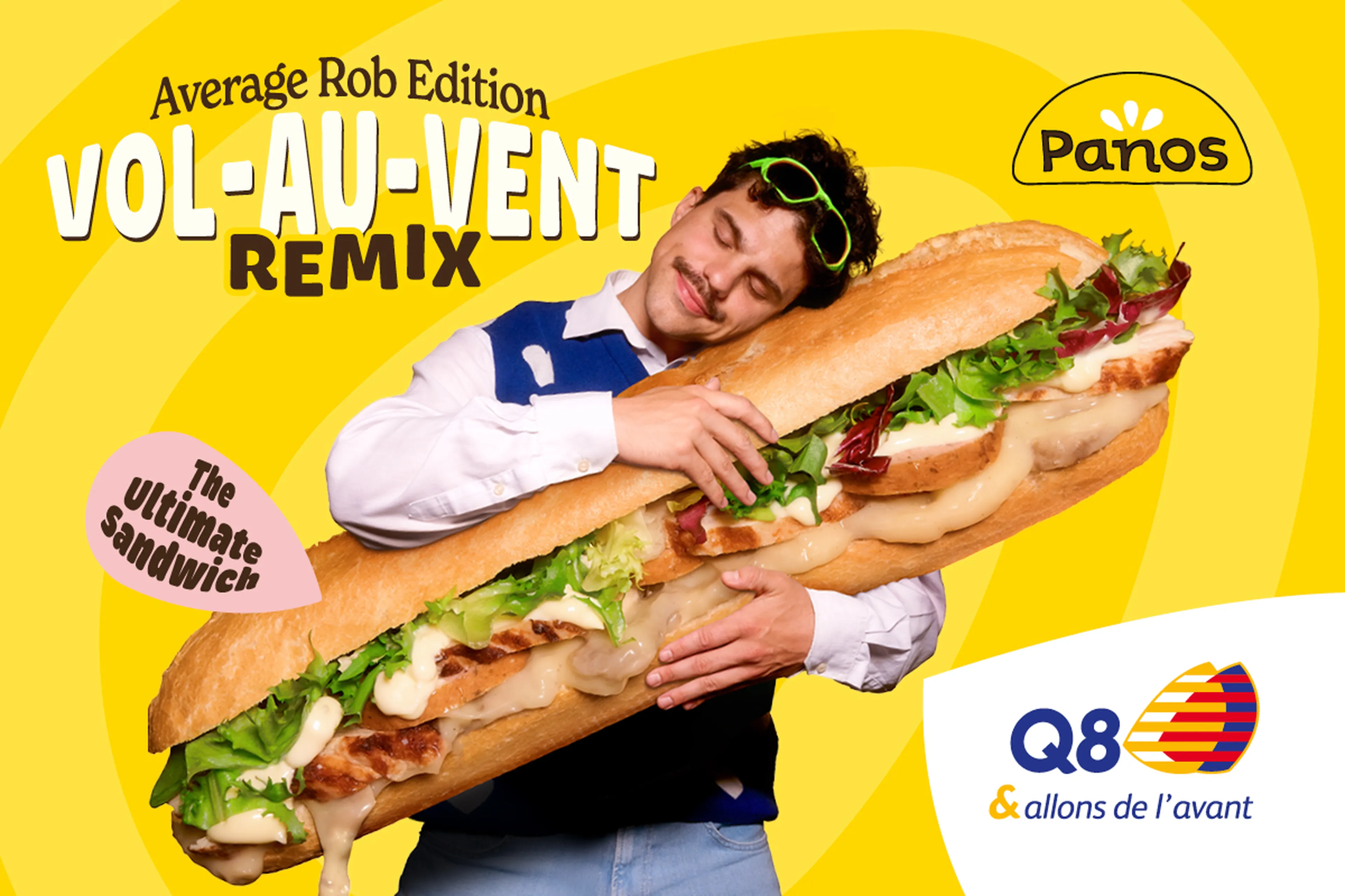 Average Rob tiens le ultimate sandwich au vol-au-vent