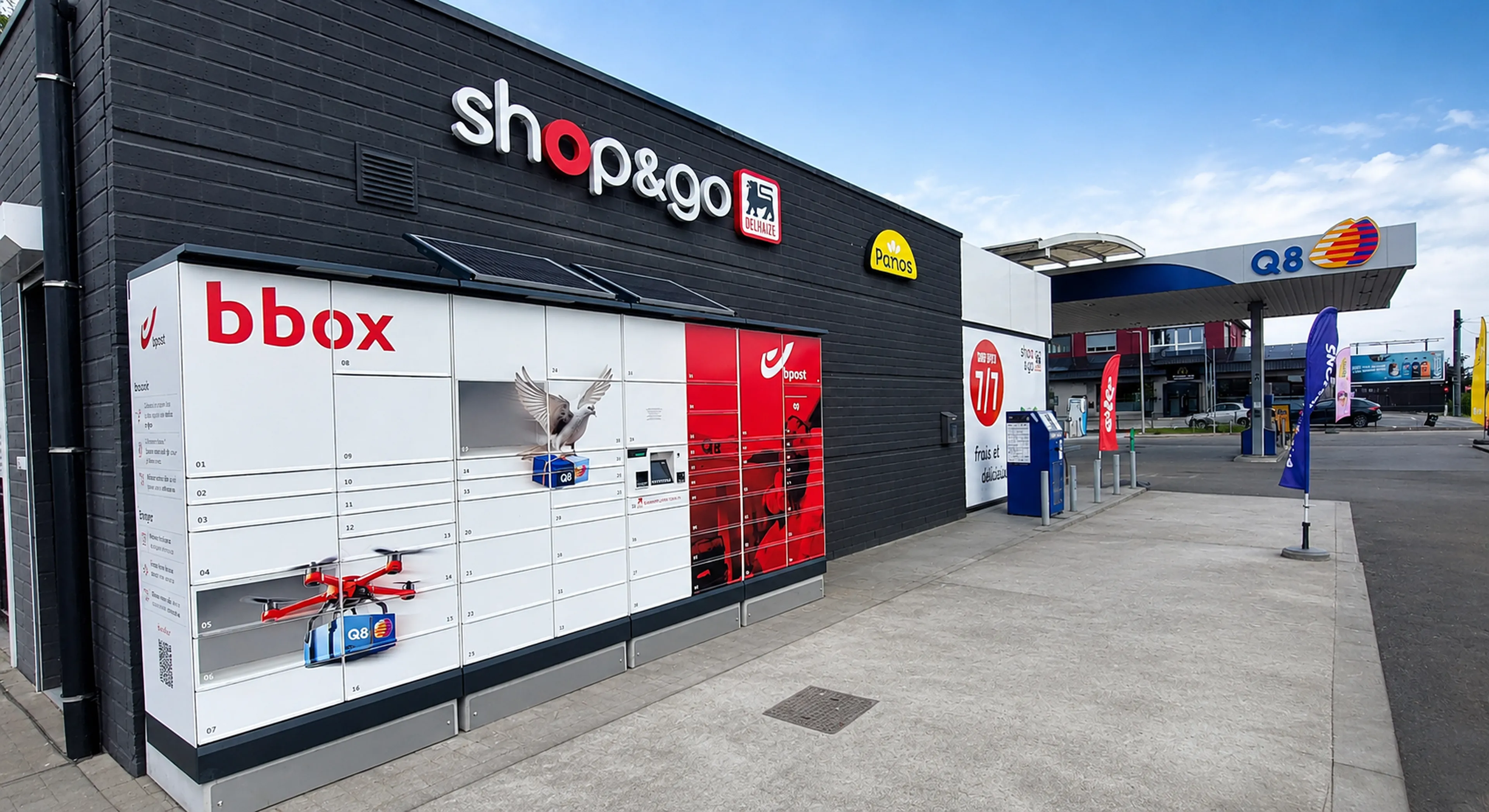 Bbox & Q8 station