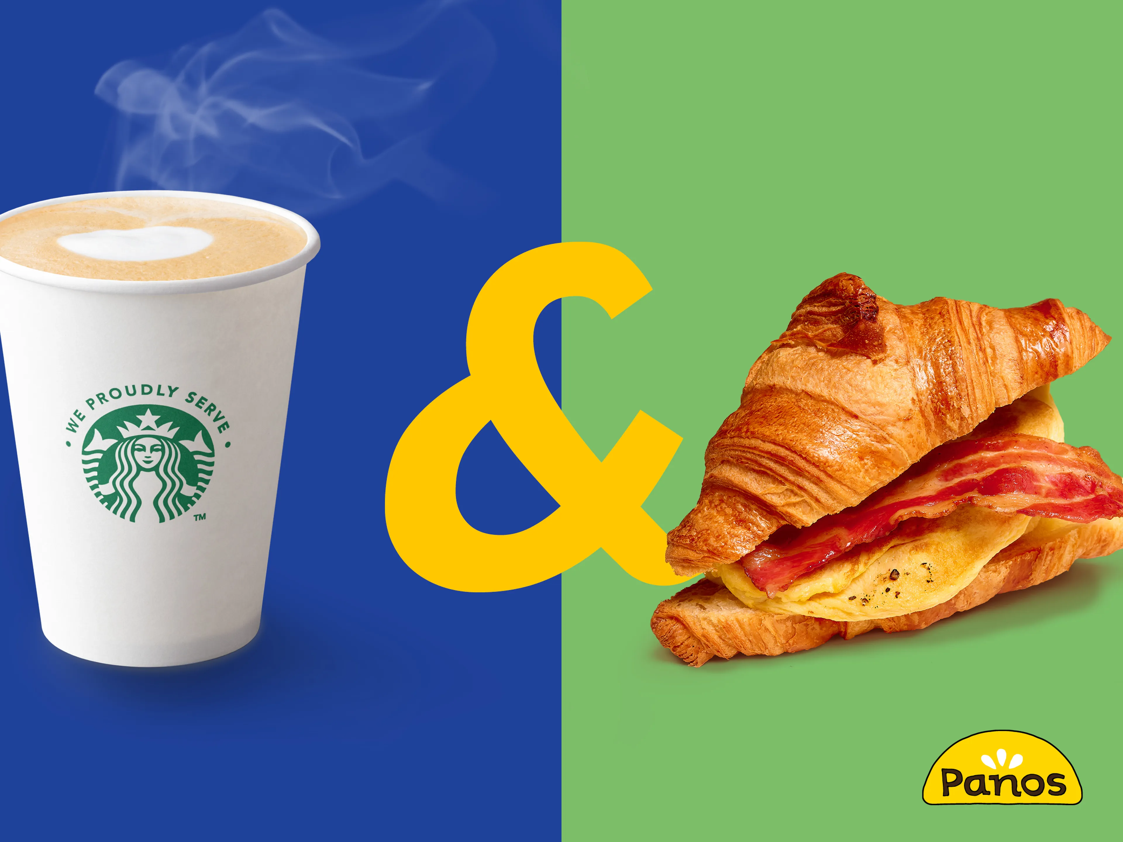 Panos menu deal met broodje en drankje voor €5,90 bij Q8 shop