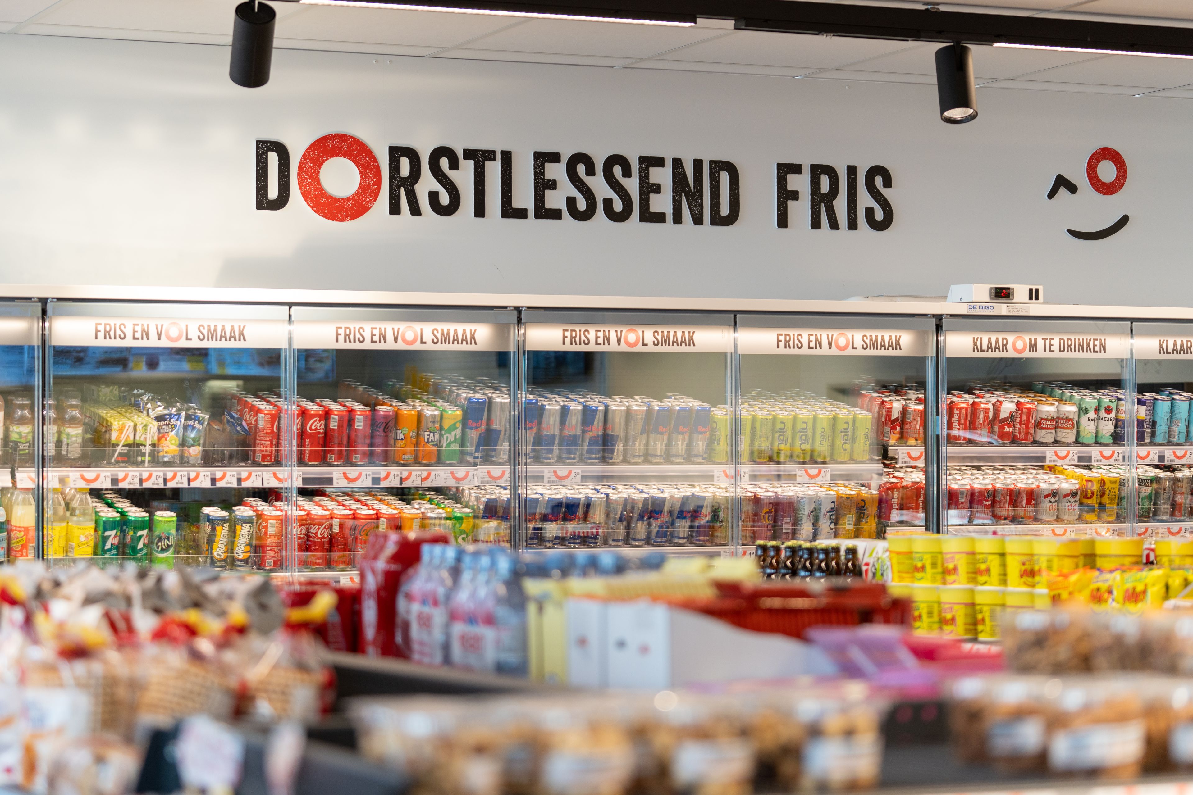 Assortiment Shop & Go avec des produits frais chez Q8