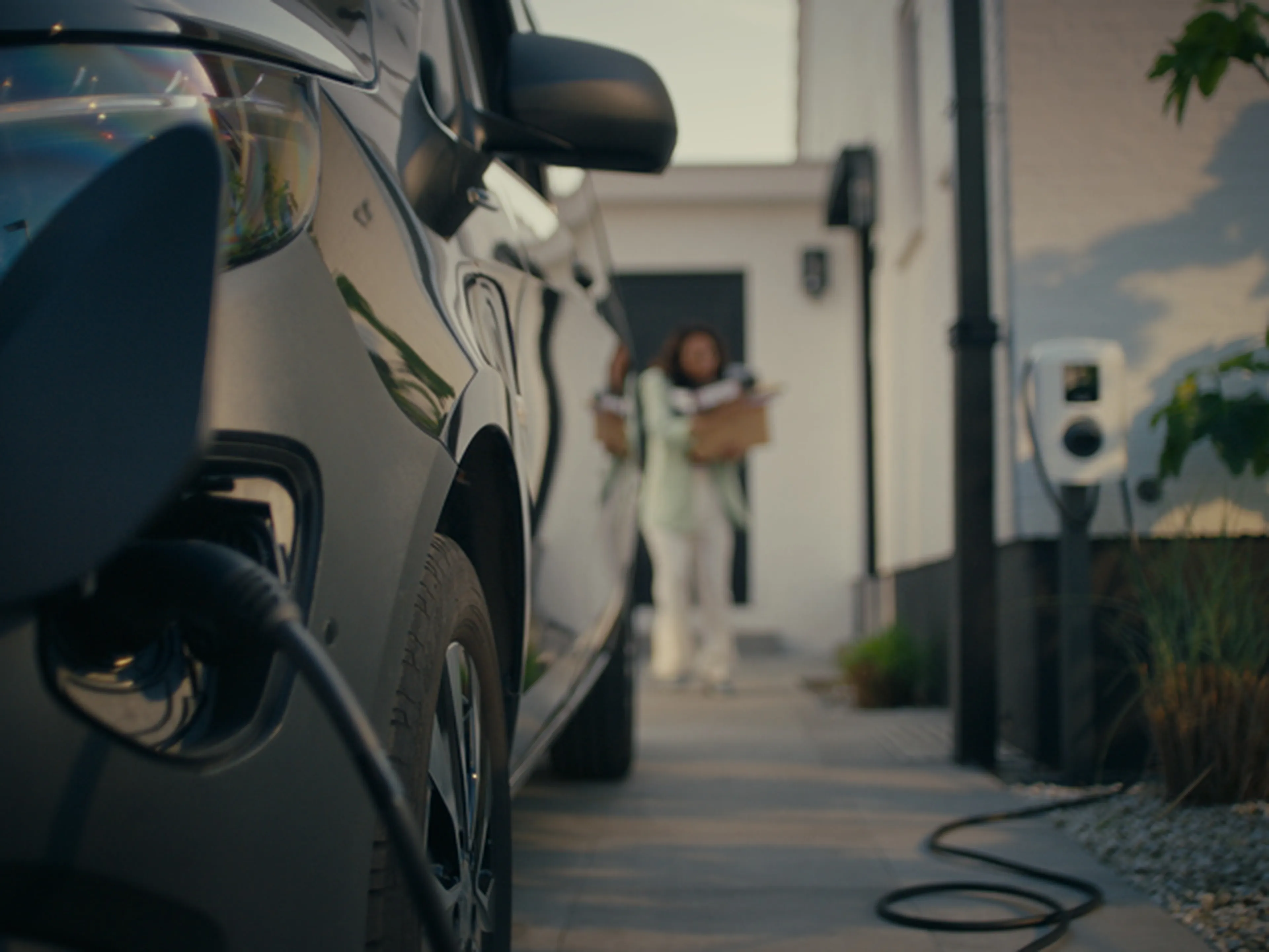 Chargeur Q8 courses recharger voiture électrique